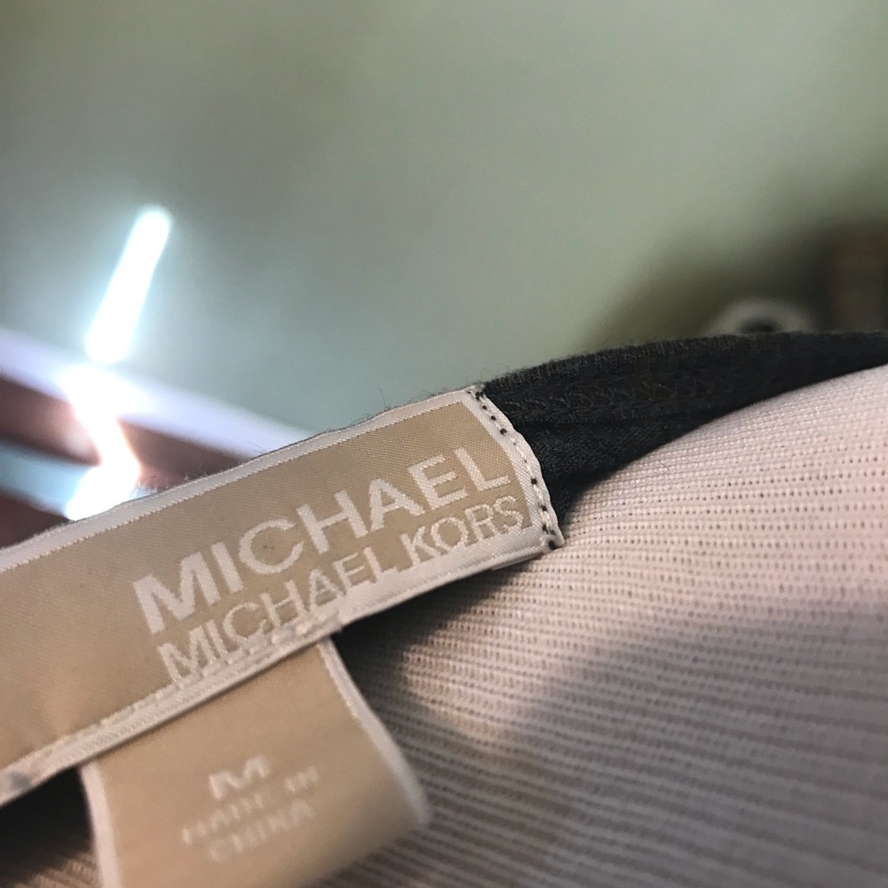 Michael Kors sequin tank top in dark grey - Picture 5 of 5